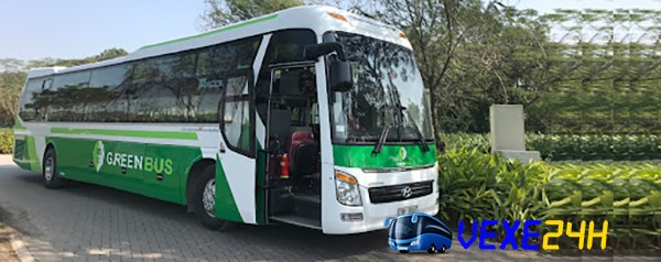 Xe Green Bus