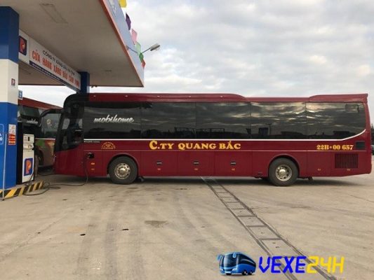 cty quang bắc xe khách